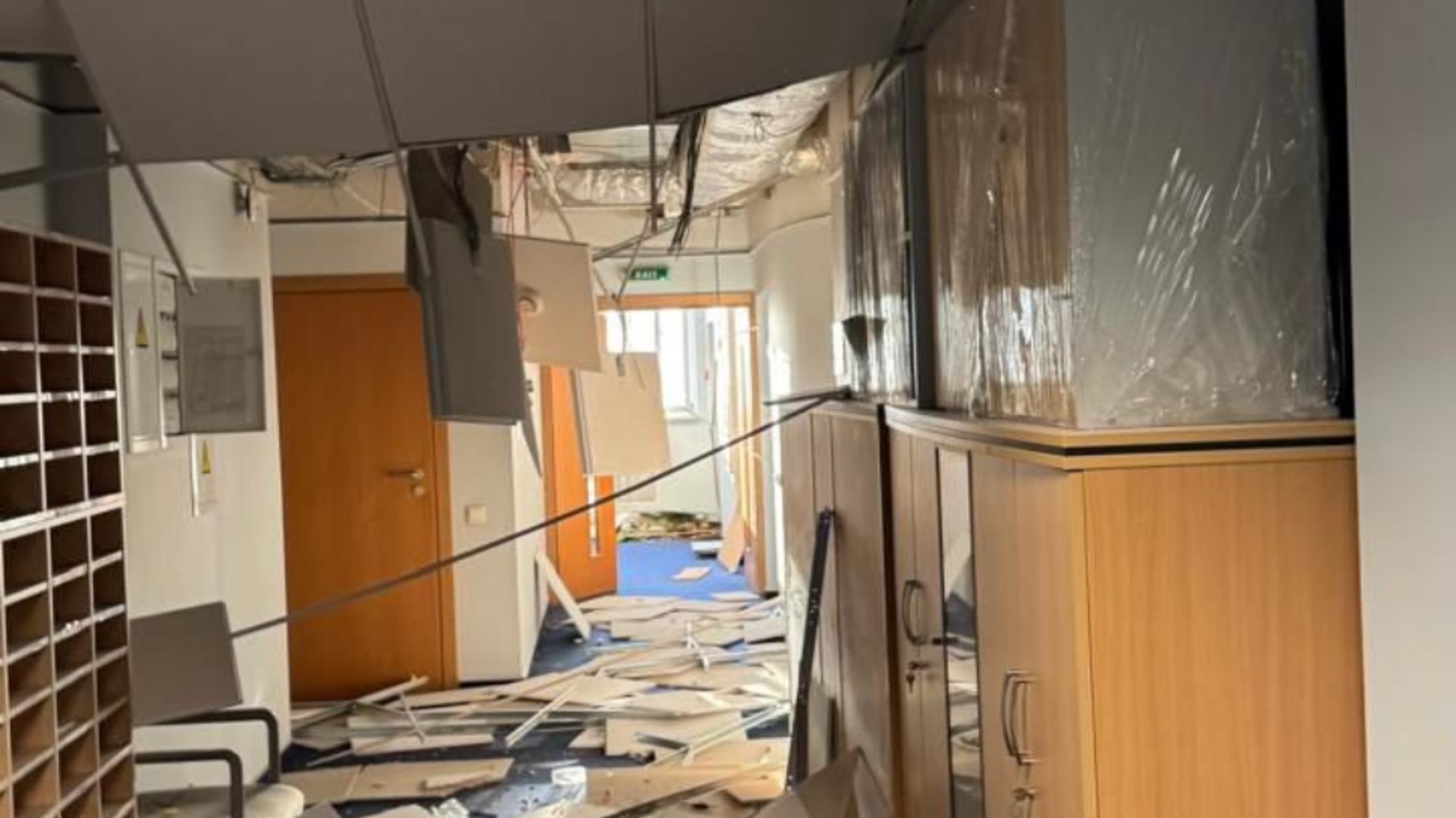 Clădirea ambasadei UE la Kiev, lovită de un atac rusesc devastator. Moscova, acuzată că a vizat deliberat diplomații/ X