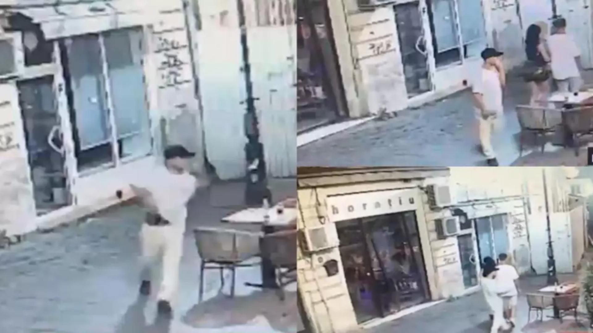 Pistolarul din Centru Vechi, greu de convins să coopereze. Foto/Arhivă