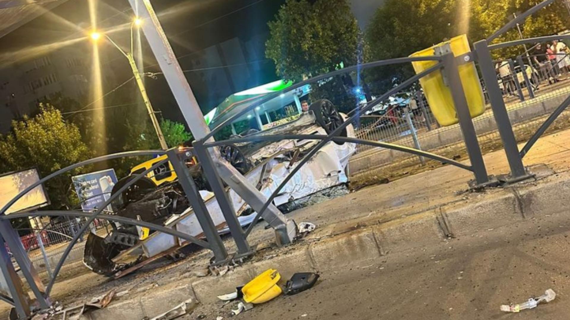 Accident grav în București. FOTO: News.ro