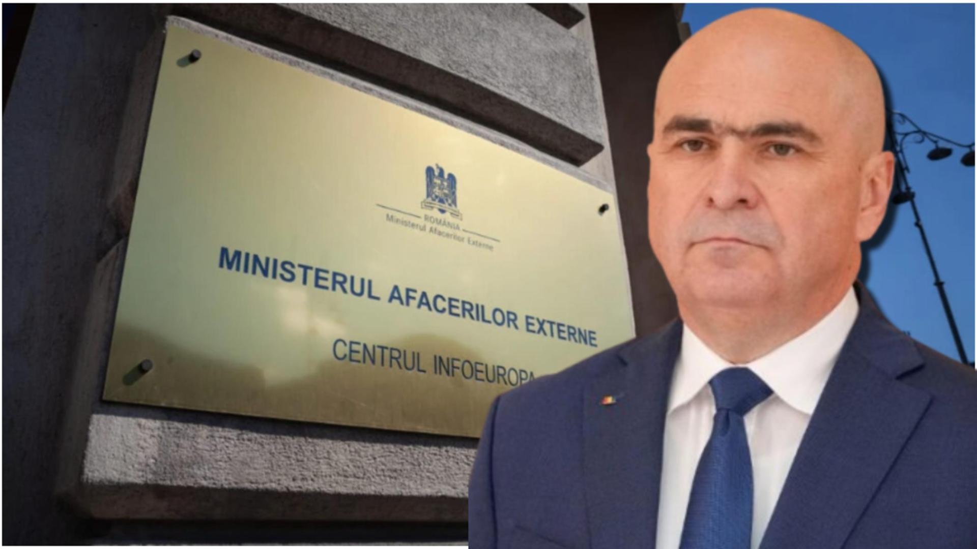 Cum au fost detașați oamenii din subordinea lui Bolojan în MAE