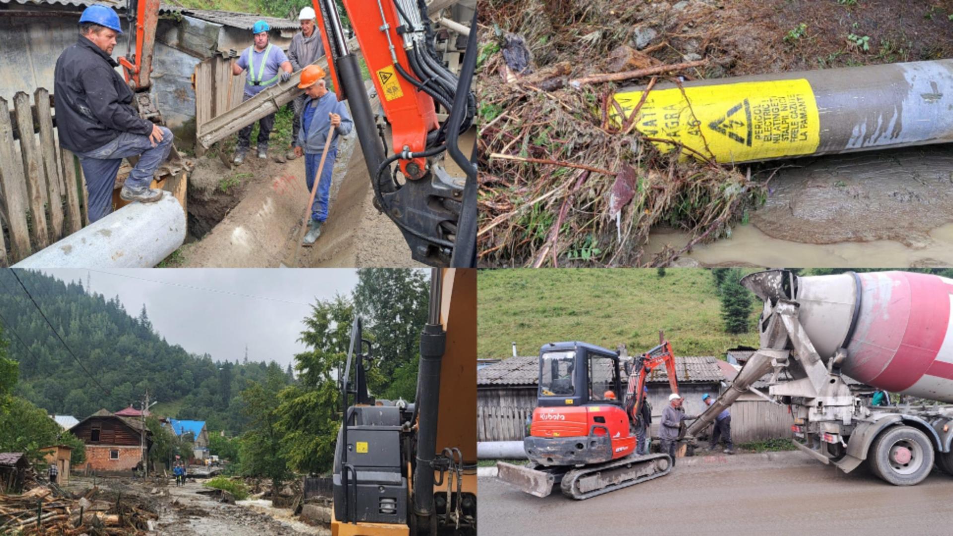  Ministrul Energiei, despre refacerea rețelelor electrice de la Broșteni. FOTO: Facebook