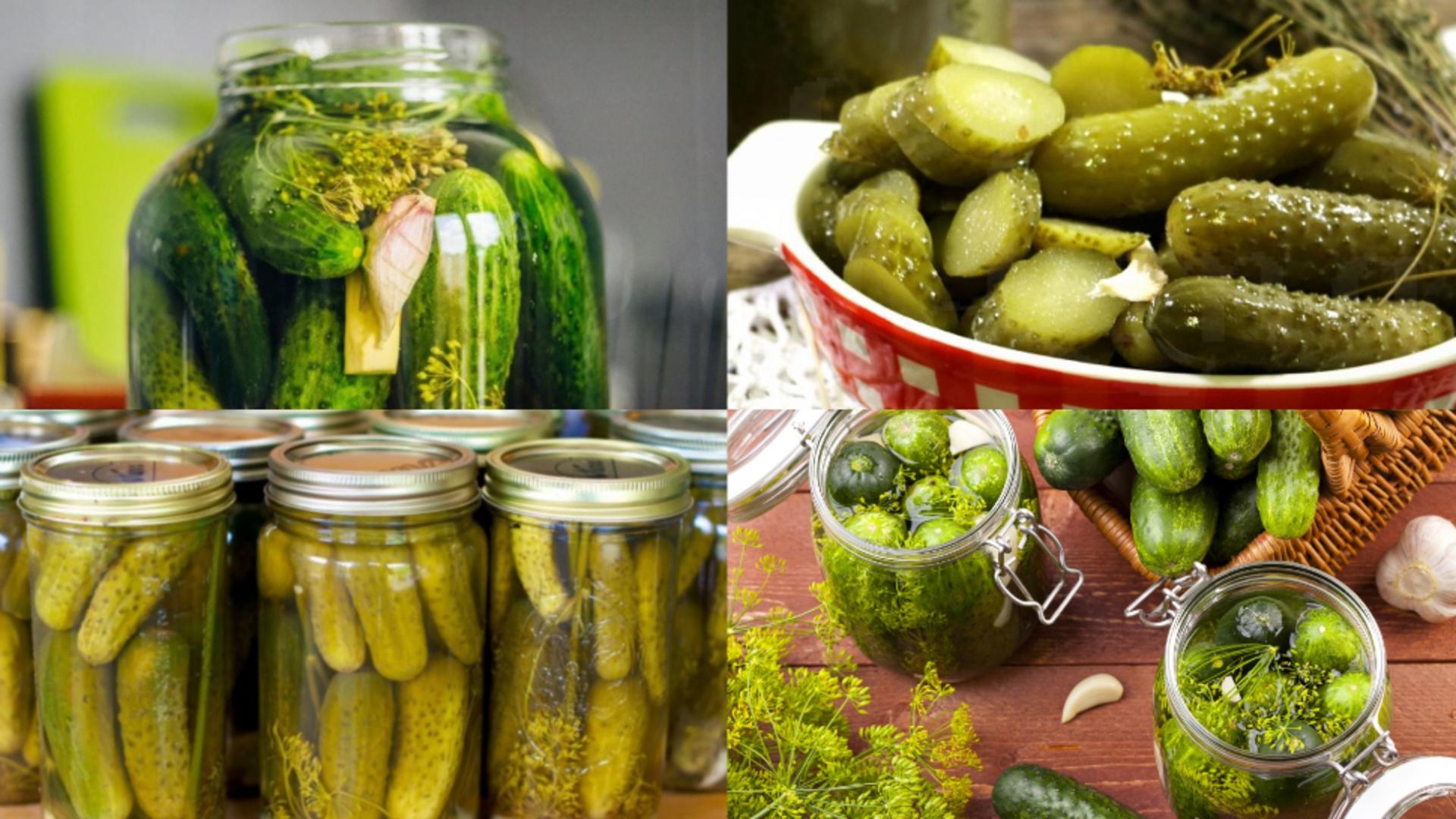 Cât oțet se pune, de fapt, la un kilogram de castraveți