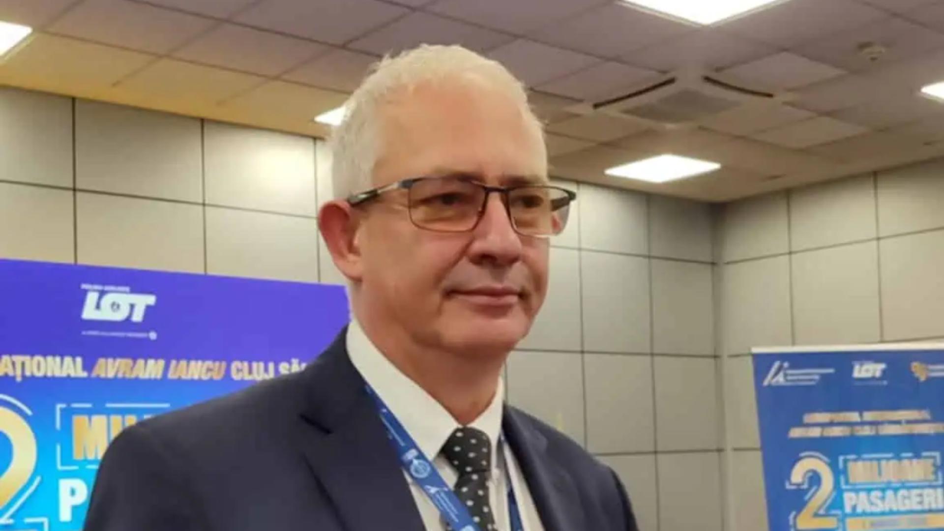 Cade un greu al aviației românești: David Ciceo, după trei decenii la șefia aeroportului Cluj și un sfert de secol în fruntea Asociației Aeroporturilor din România