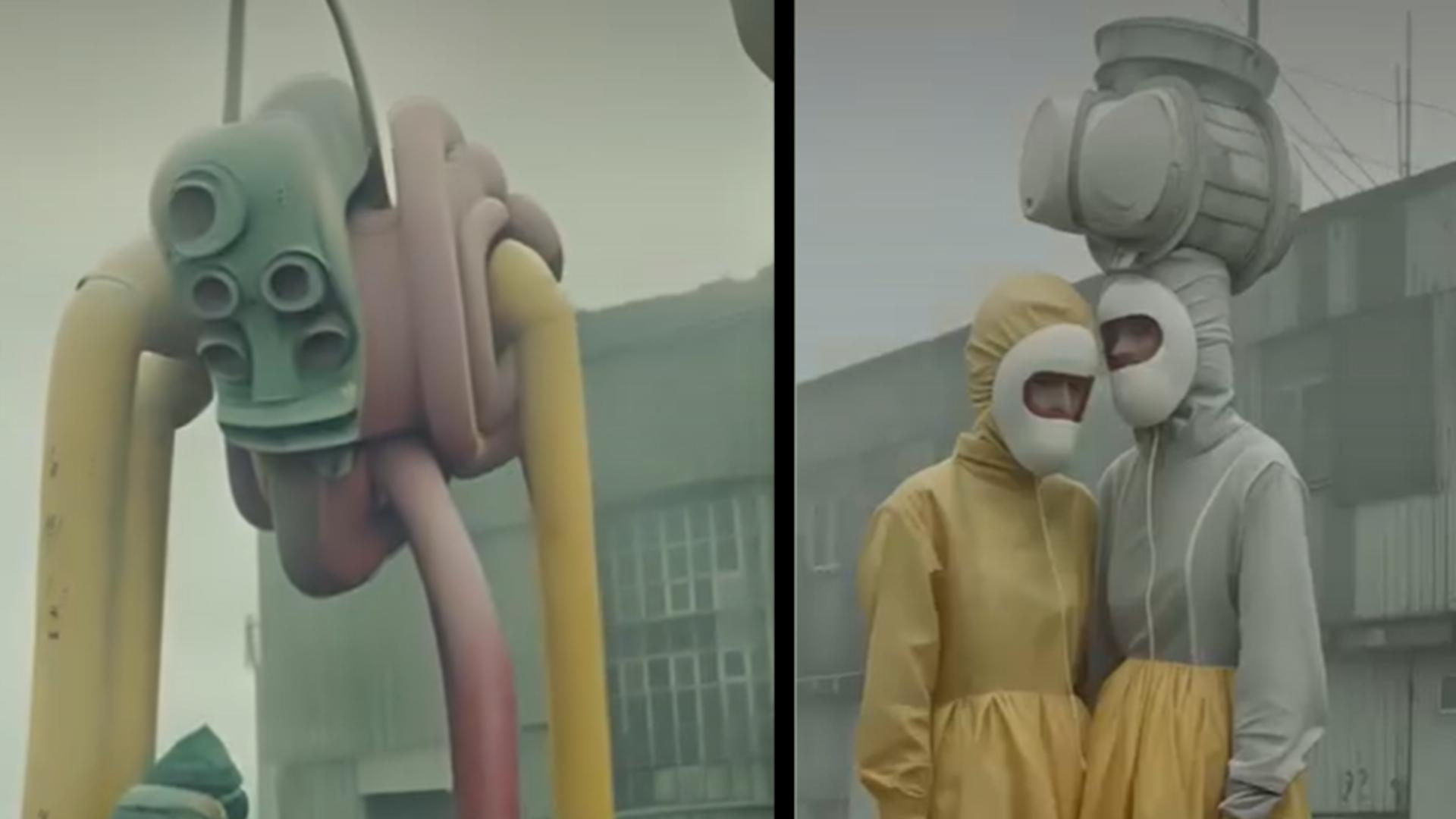 Orgoliile și lăcomia vor impinge omenirea spre distrugere (grafică distopia.ai)