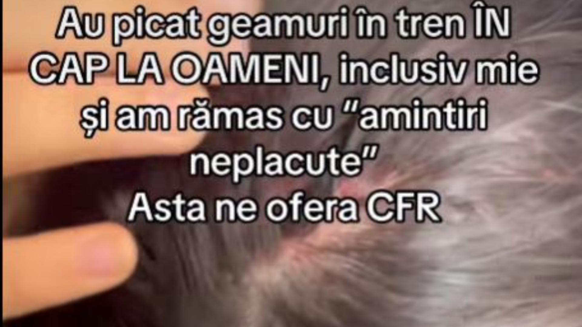 Scene șocante într-un tren din România: o femeie și o copilă de 12 ani au fost rănite după ce mai multe geamuri s-au spart în mers