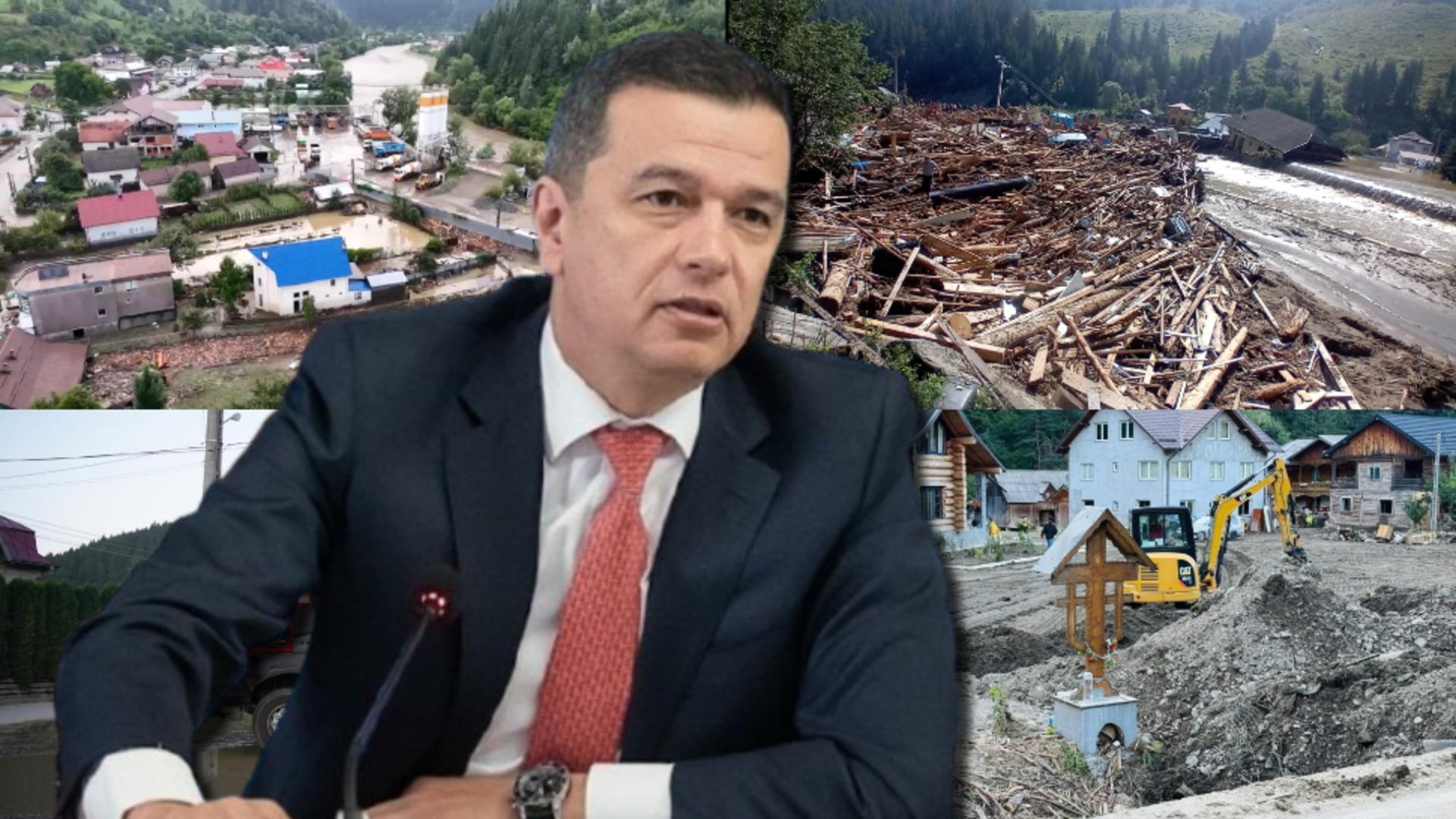 Sorin Grindeau, despre ajutoarele Guvernului pentru sinistrații din Suceava și Neamț