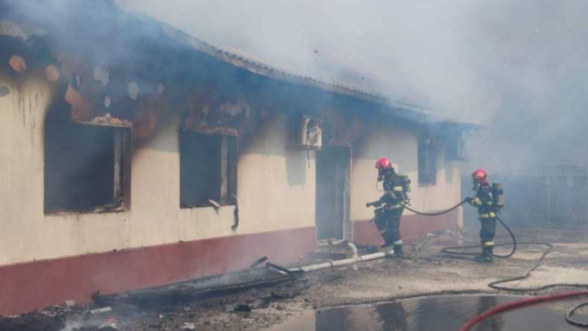 Incendiu la Biserica Evanghelică din Țăndărei