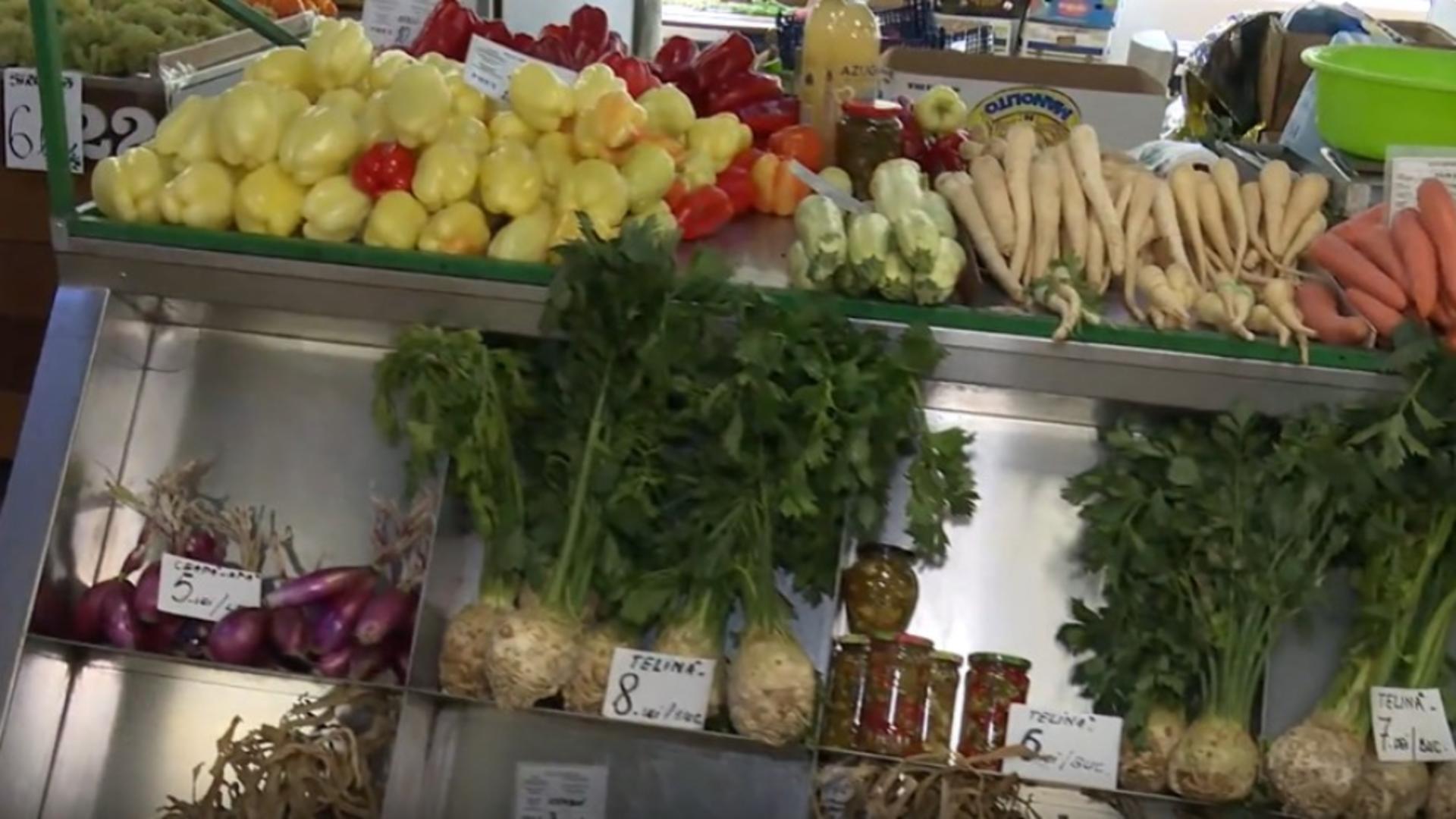 În piețe prețurile au luat-o razna. Foto/Captură video