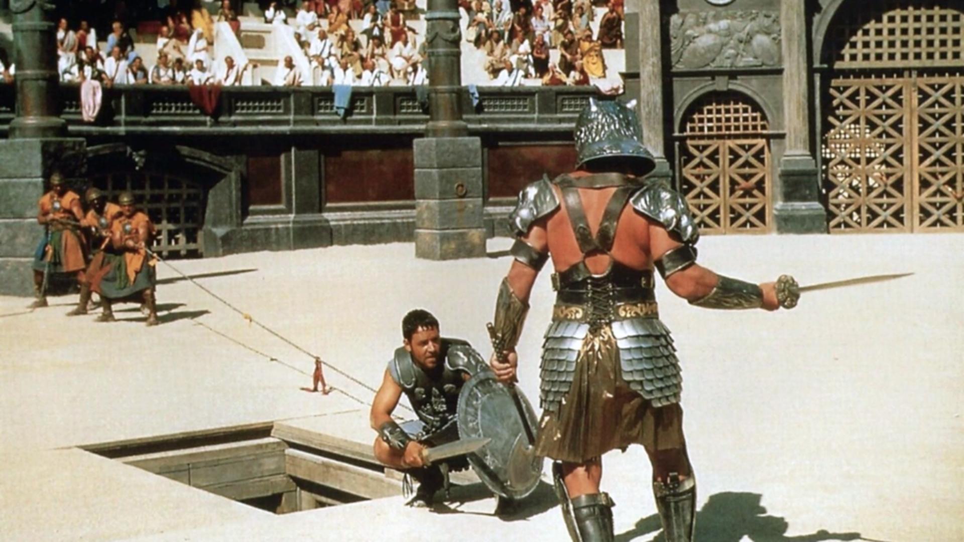 Russell Crowe în Gladiator. Foto: Profimedia
