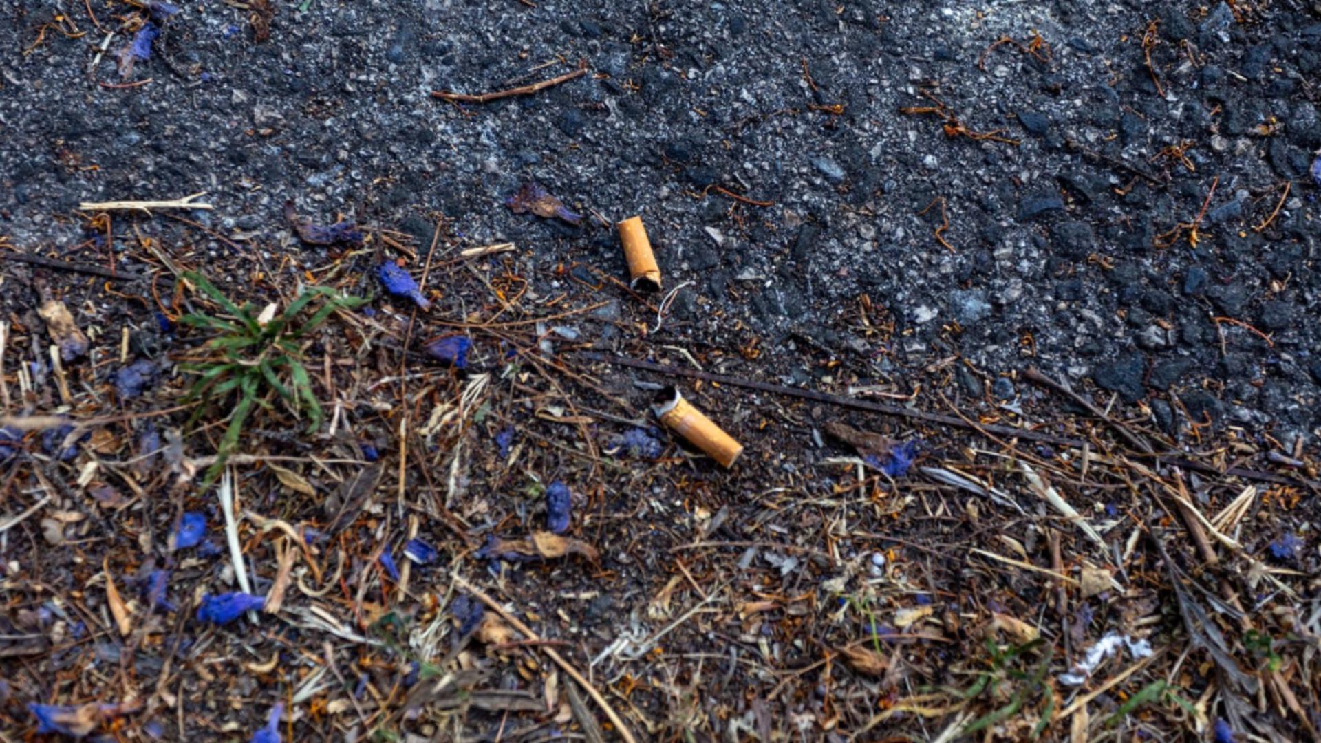 Combaterea poluării cu filtre de țigară costă zeci de miliarde anual (Profimedia)