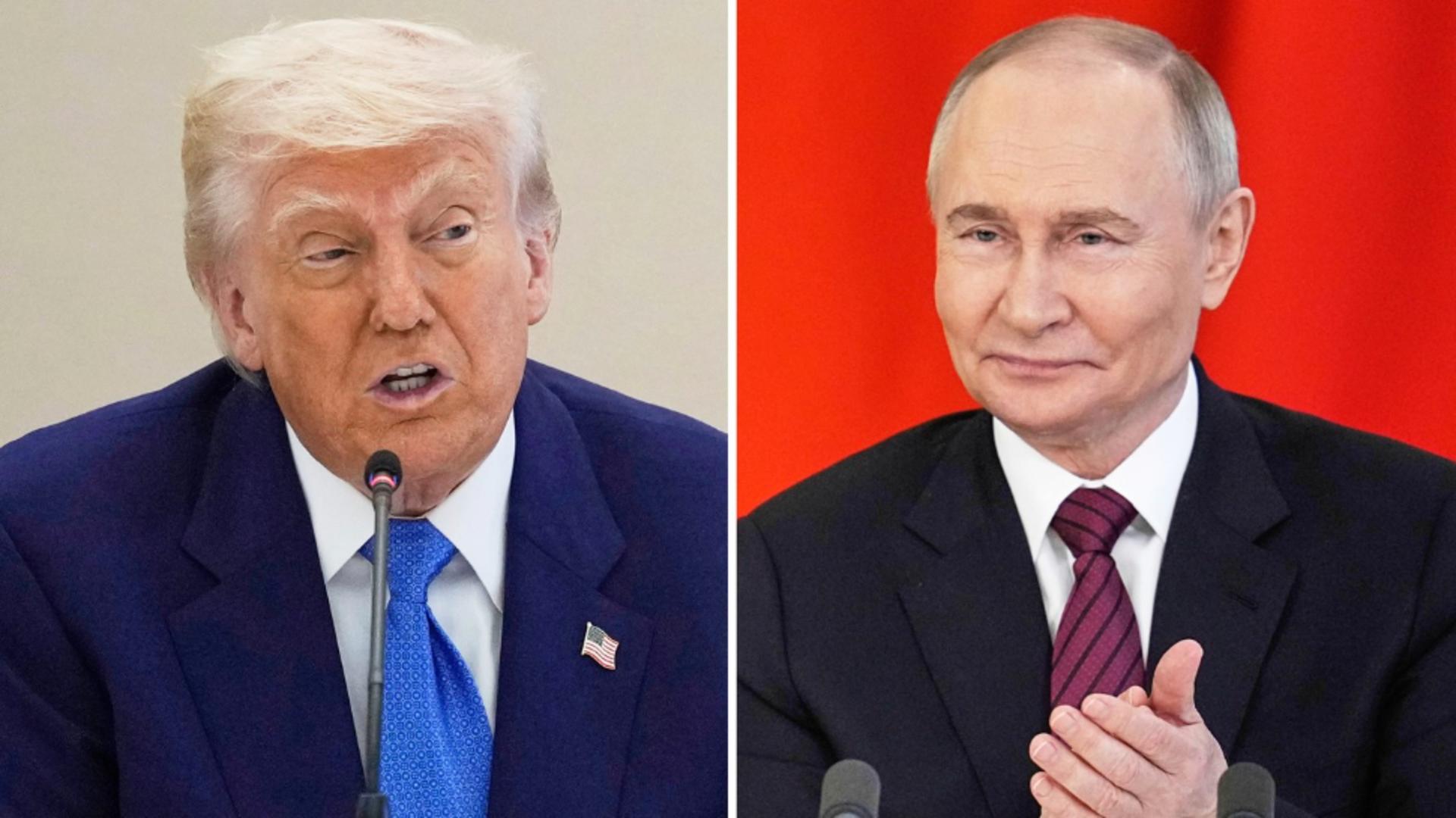 Donald Trump și Vladimir Putin. Foto: Profimedia