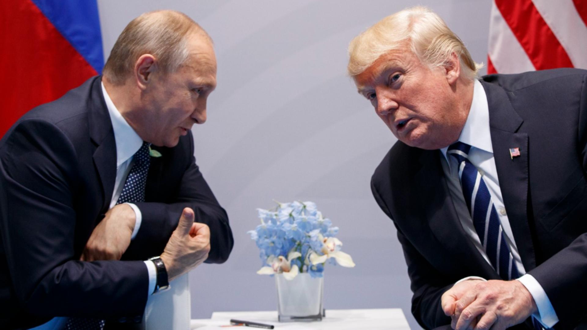 Donald Trump și Vladimir Putin. Foto: Profimedia