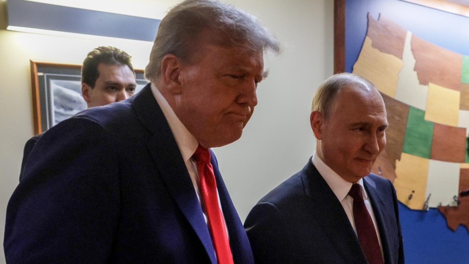 Donald Trump și Vladimir Putin. Foto: Profimedia