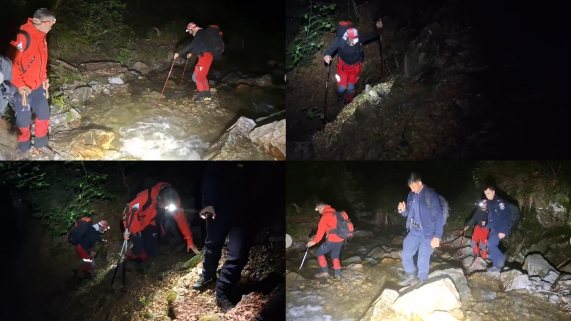 Operațiune de salvare în Munții Maramureșului. FOTO: Facebook