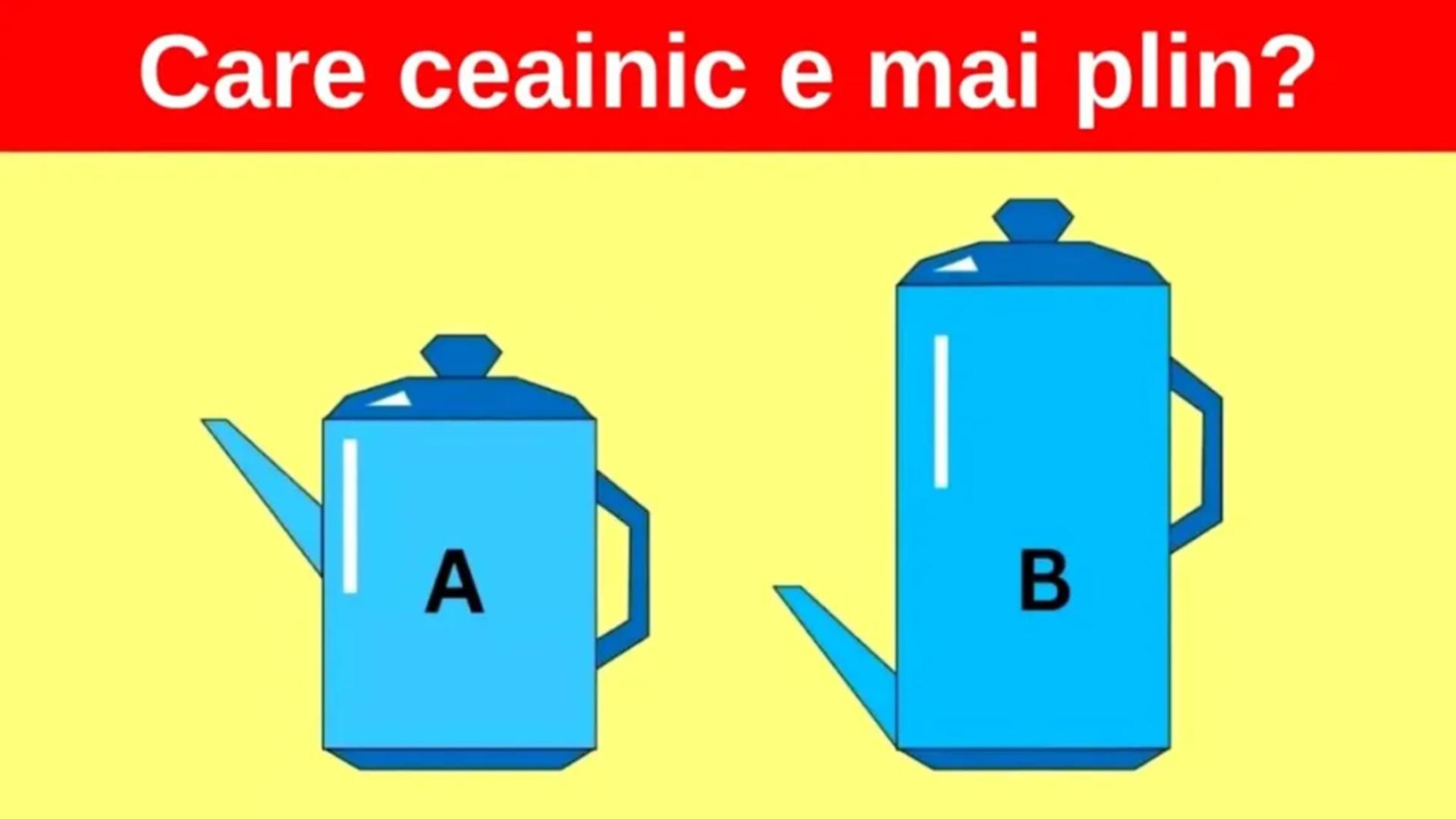 Testul IQ de miercuri! Cele mai strălucite minți pot răspunde corect în doar 6 secunde