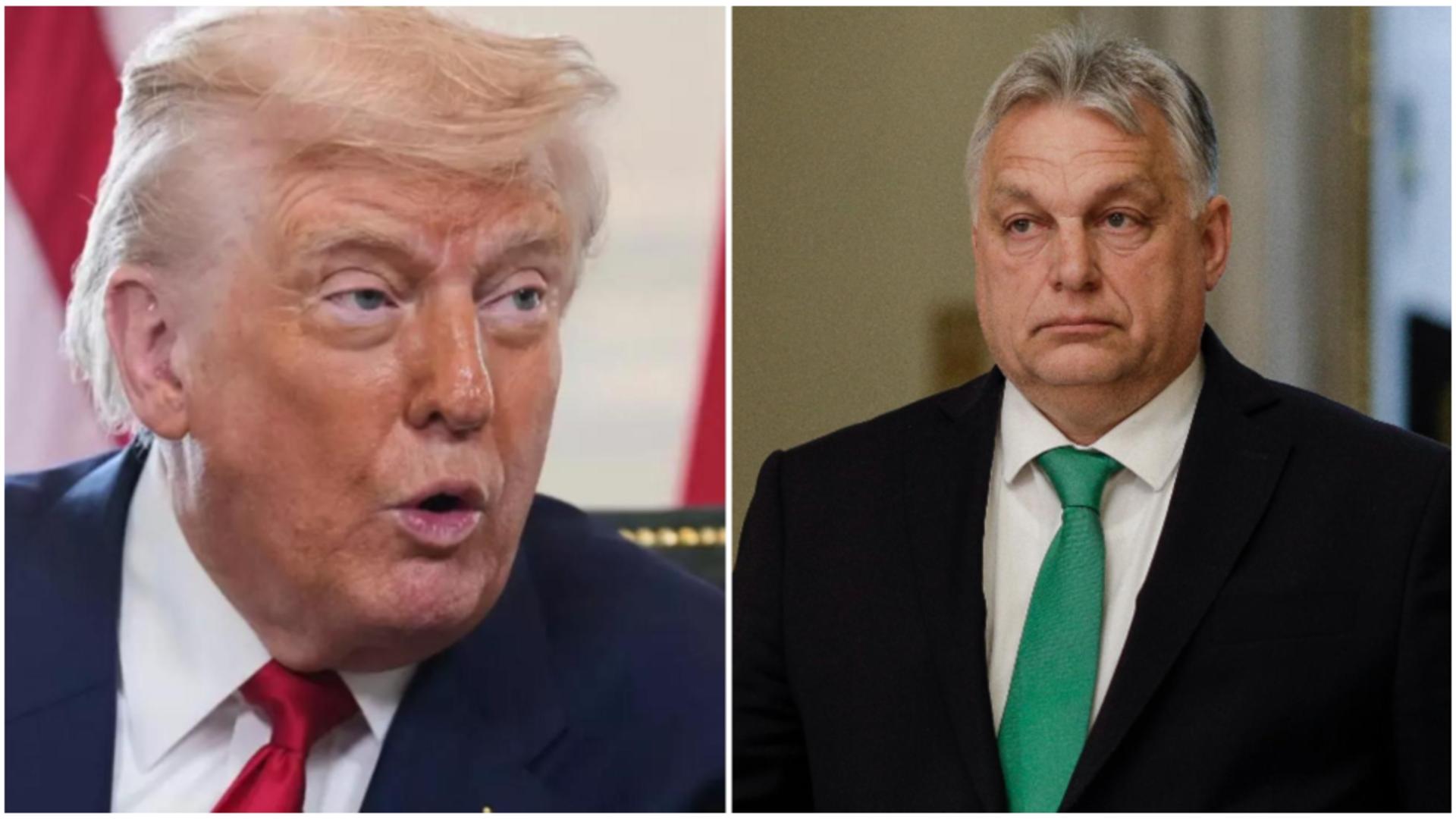 Donald Trump l-a sunat pe Viktor Orban. FOTO: Inquam/Profimedia