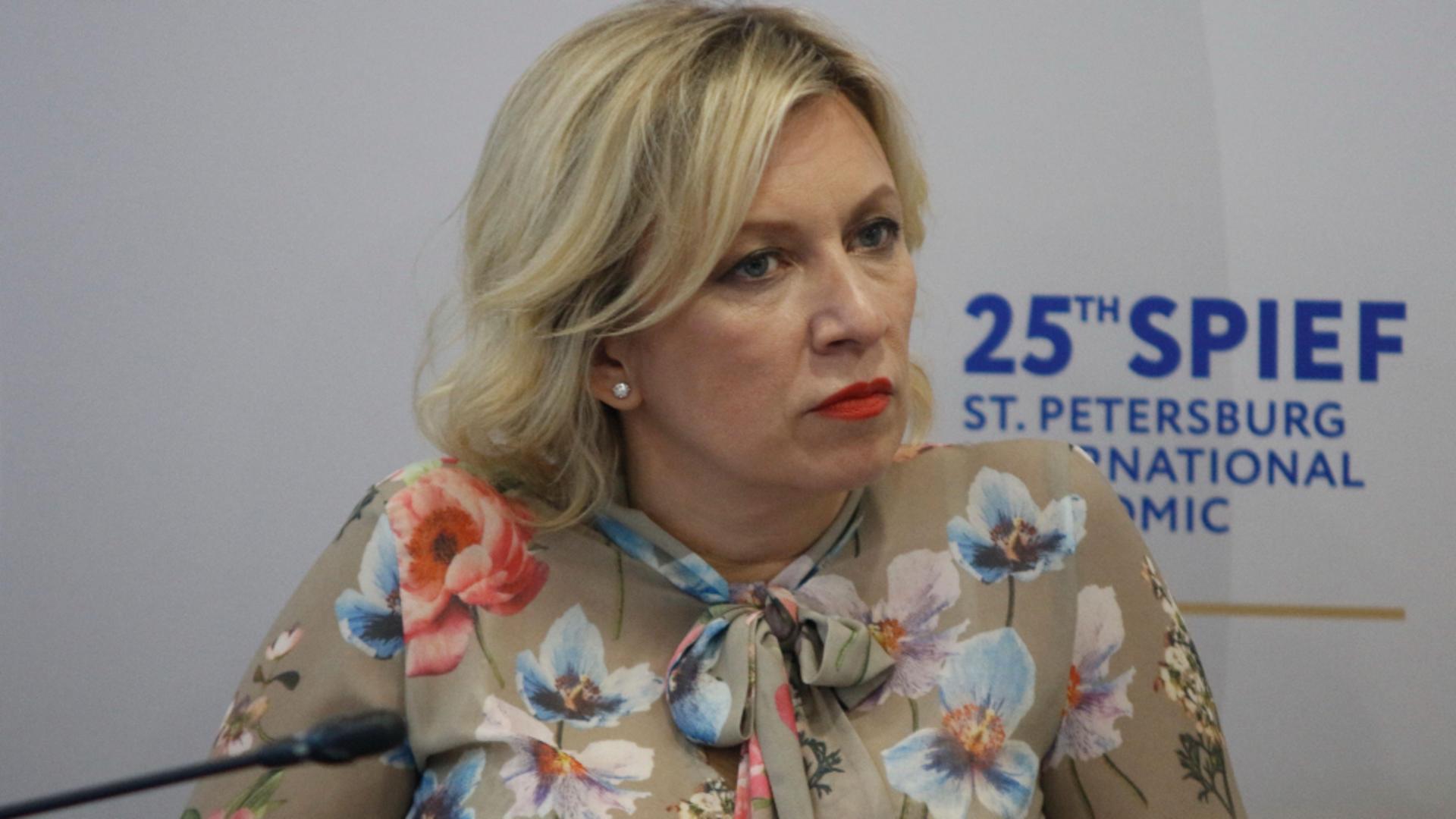 Maria Zaharova, purtător de cuvânt MAE rus. Foto/Profimedia