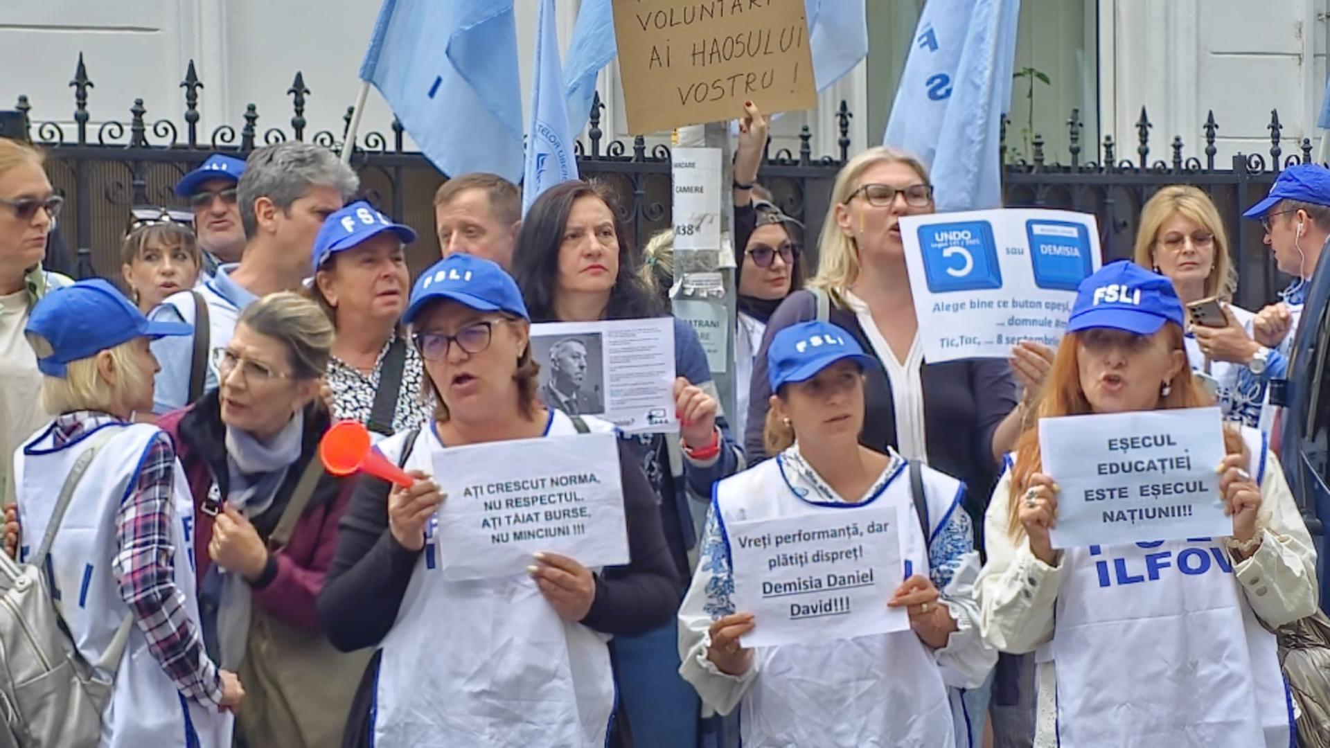 Haos în Educație: ministrul e absent. Se pregătește GREVA/ Foto: Arhivă FSLI 