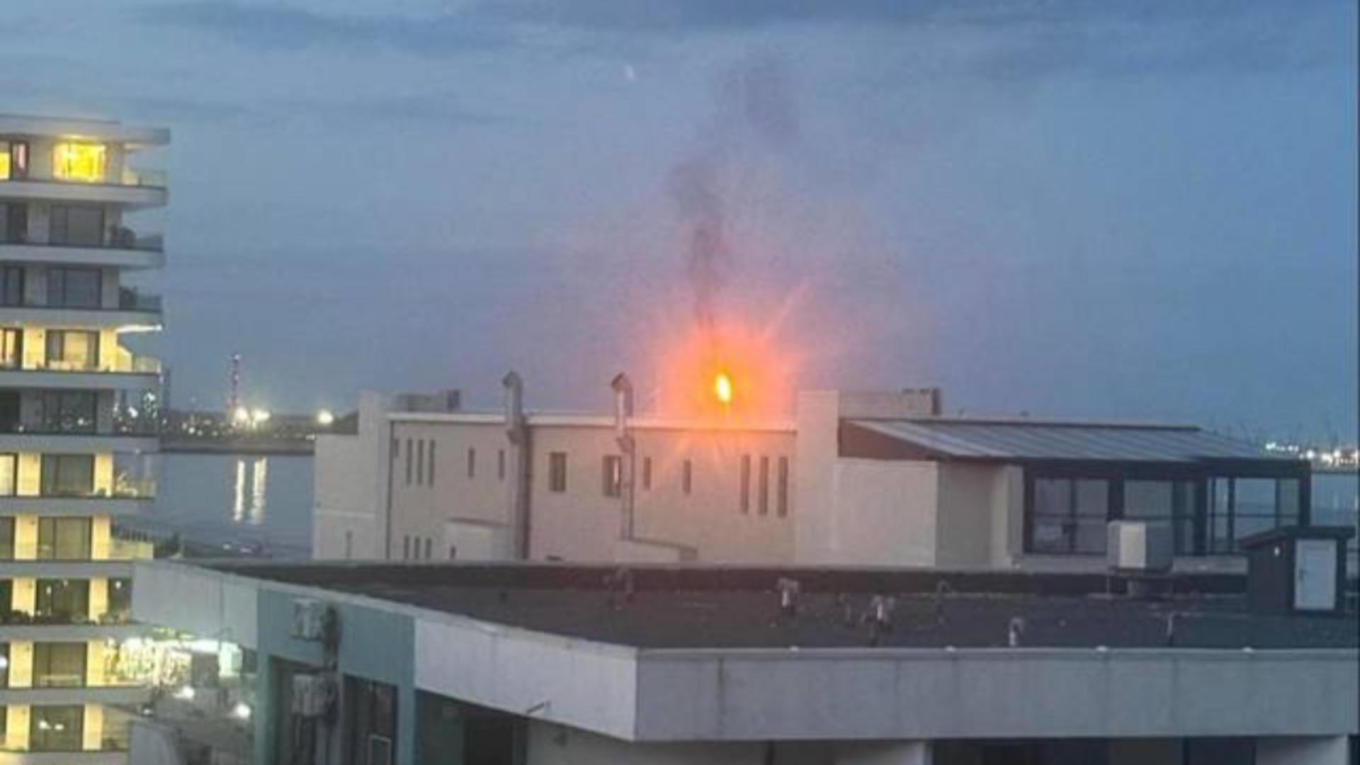 Imaginile au fost surprinse de localnici