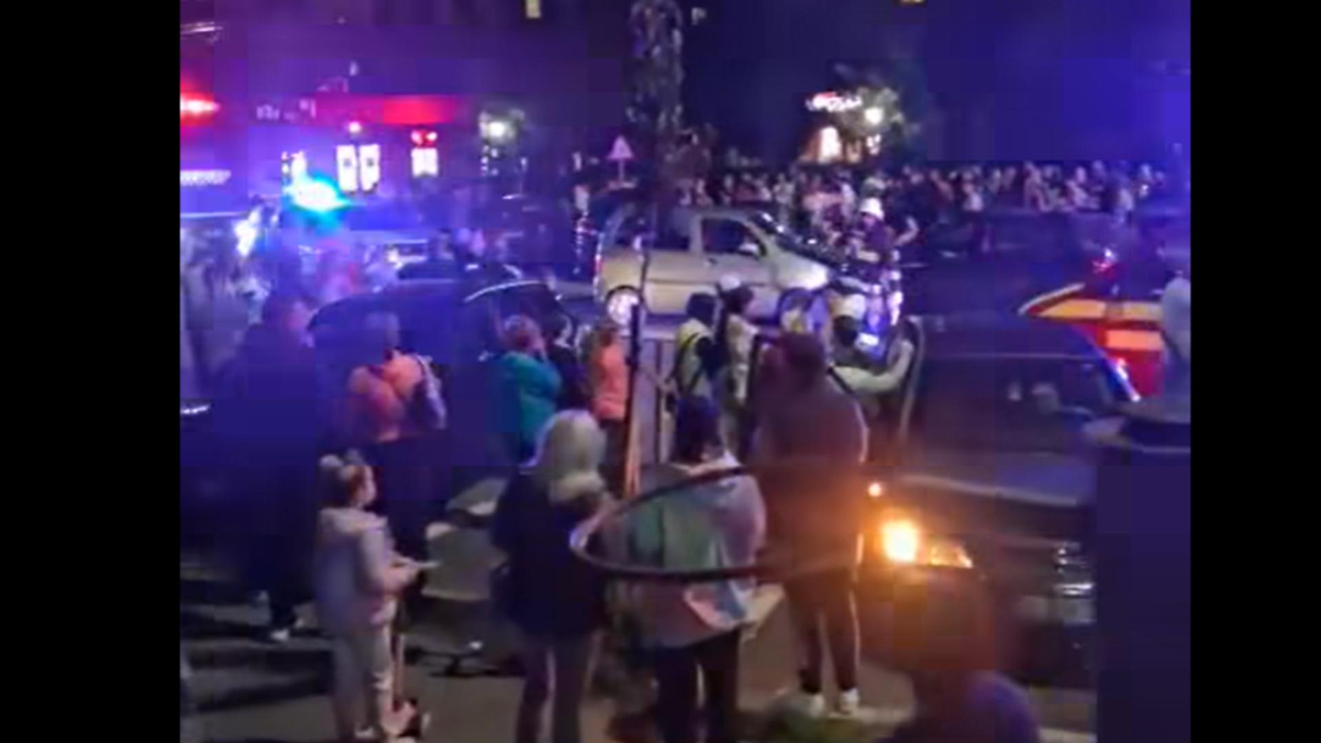 Bărbat mort, după un accident teribil la Hunedoara: trei mașini au fost implicate. Imagini dramatice / Captură video