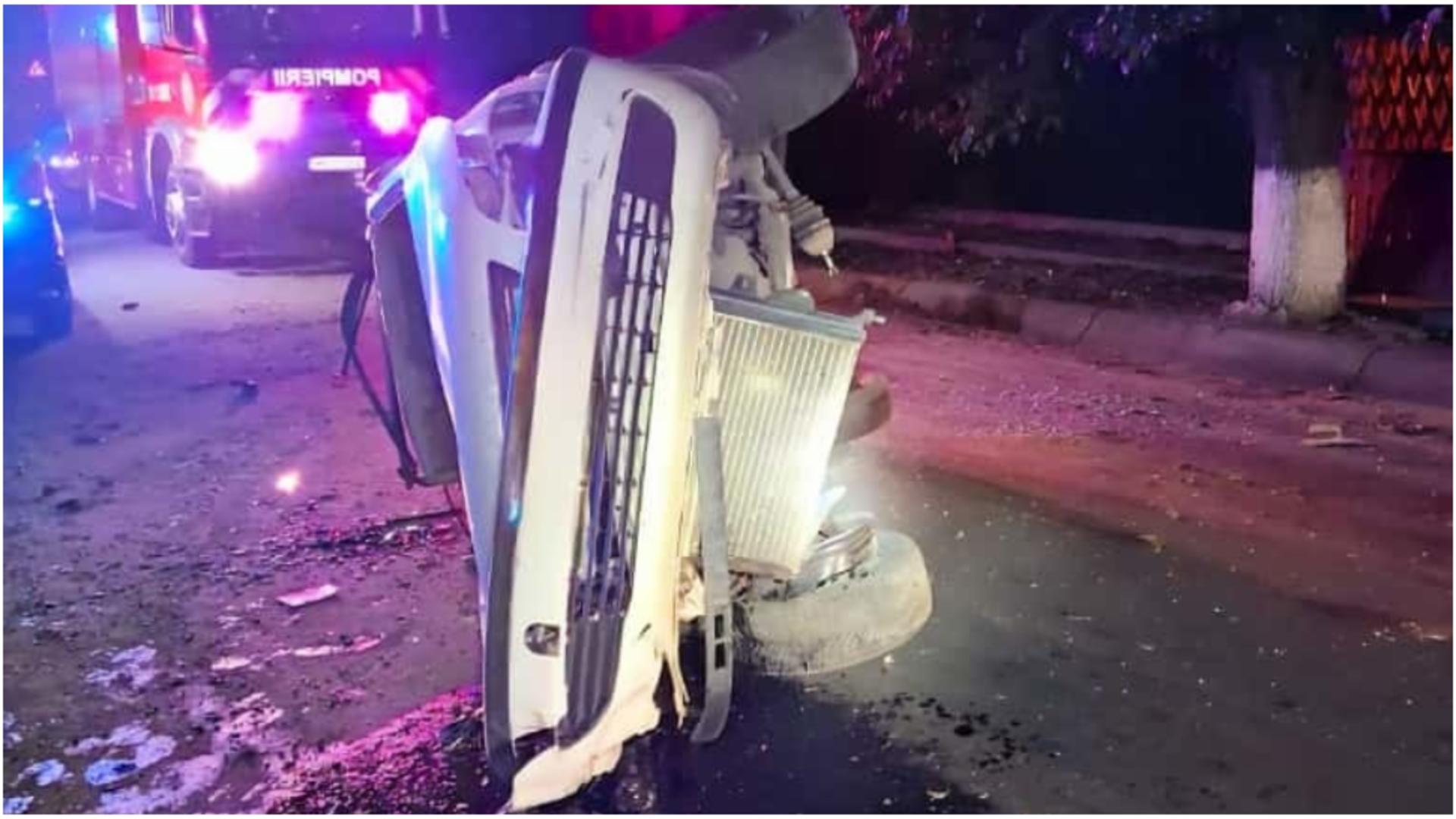 Accident grav în Giurgiu. FOTO: ISU 