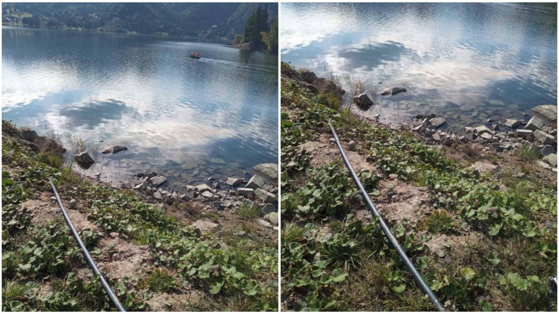Deversări ilegale de ape uzate în lacul Colibița. FOTO: News