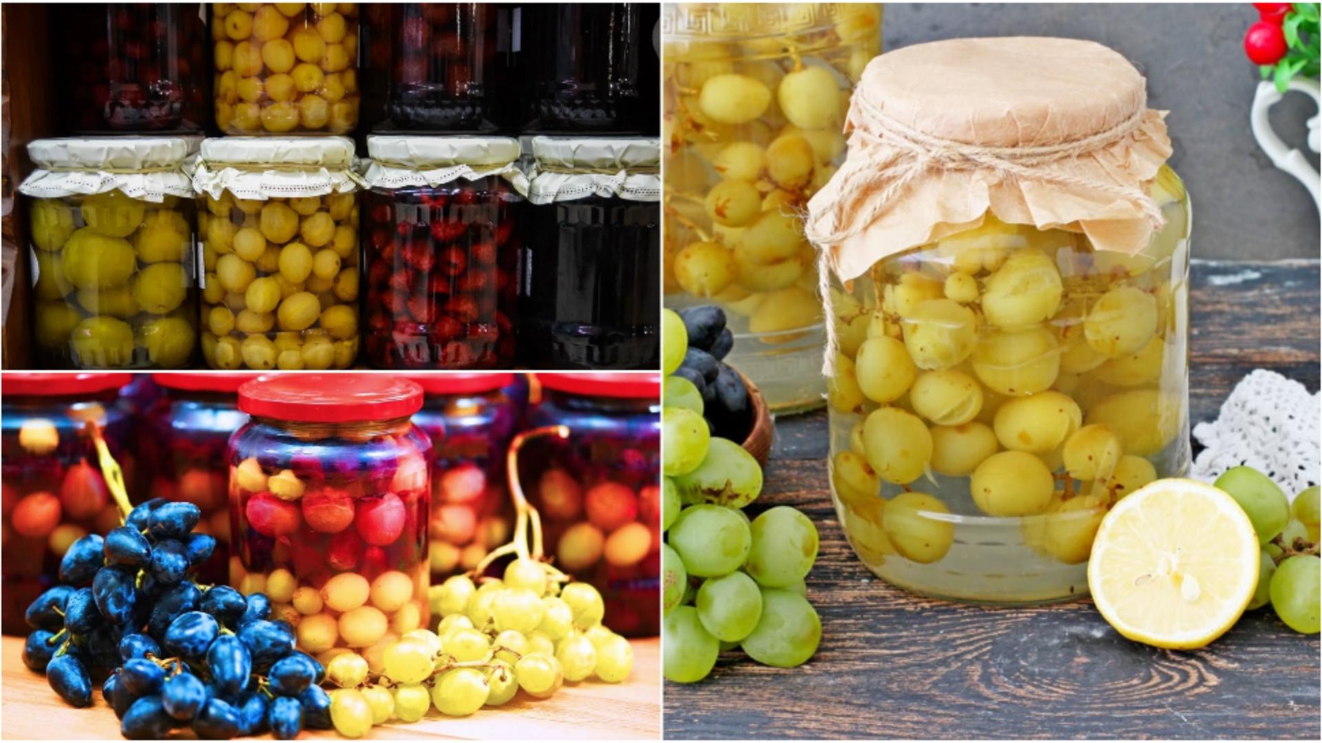 Compot de struguri ca la mama acasă