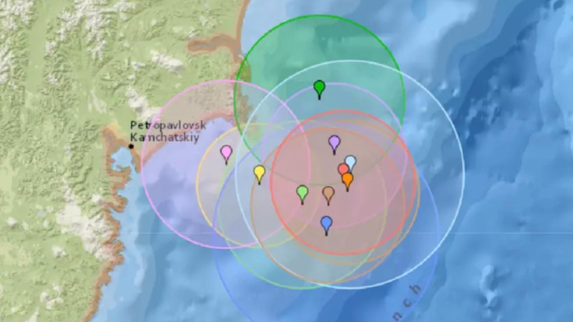 Cutremur cu magnitudinea 7,8 în largul Extremului Orient rus. A fost emisă o alertă de tsunami
