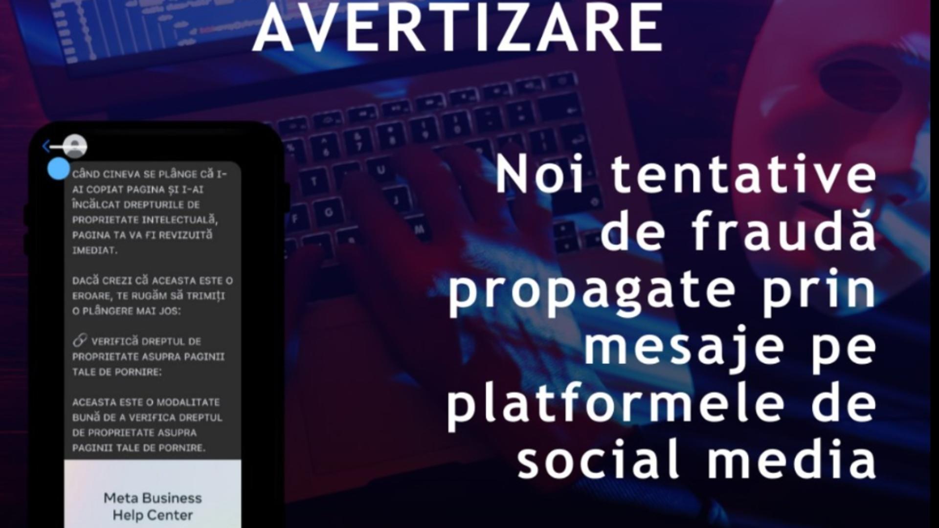 Avertismen DNSC: „Mesaje aparent oficiale, de la pagini clonate”