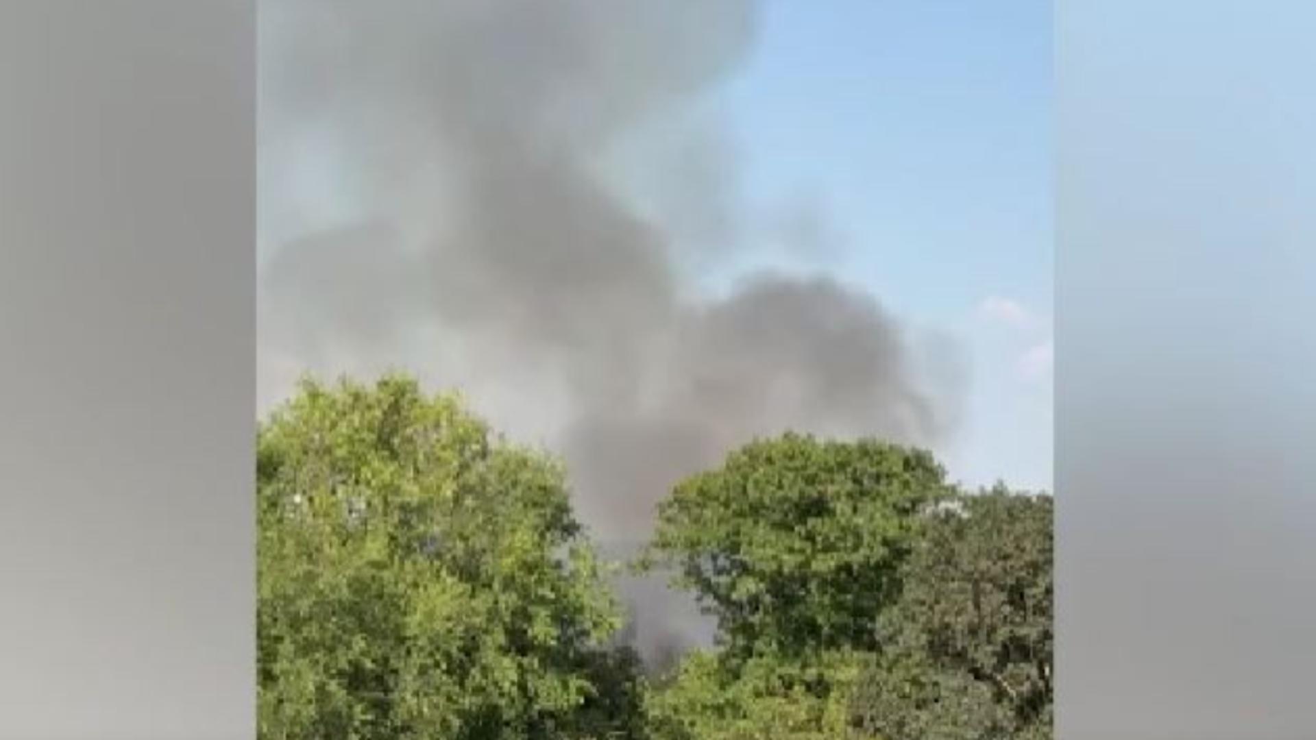 Incendiu în București