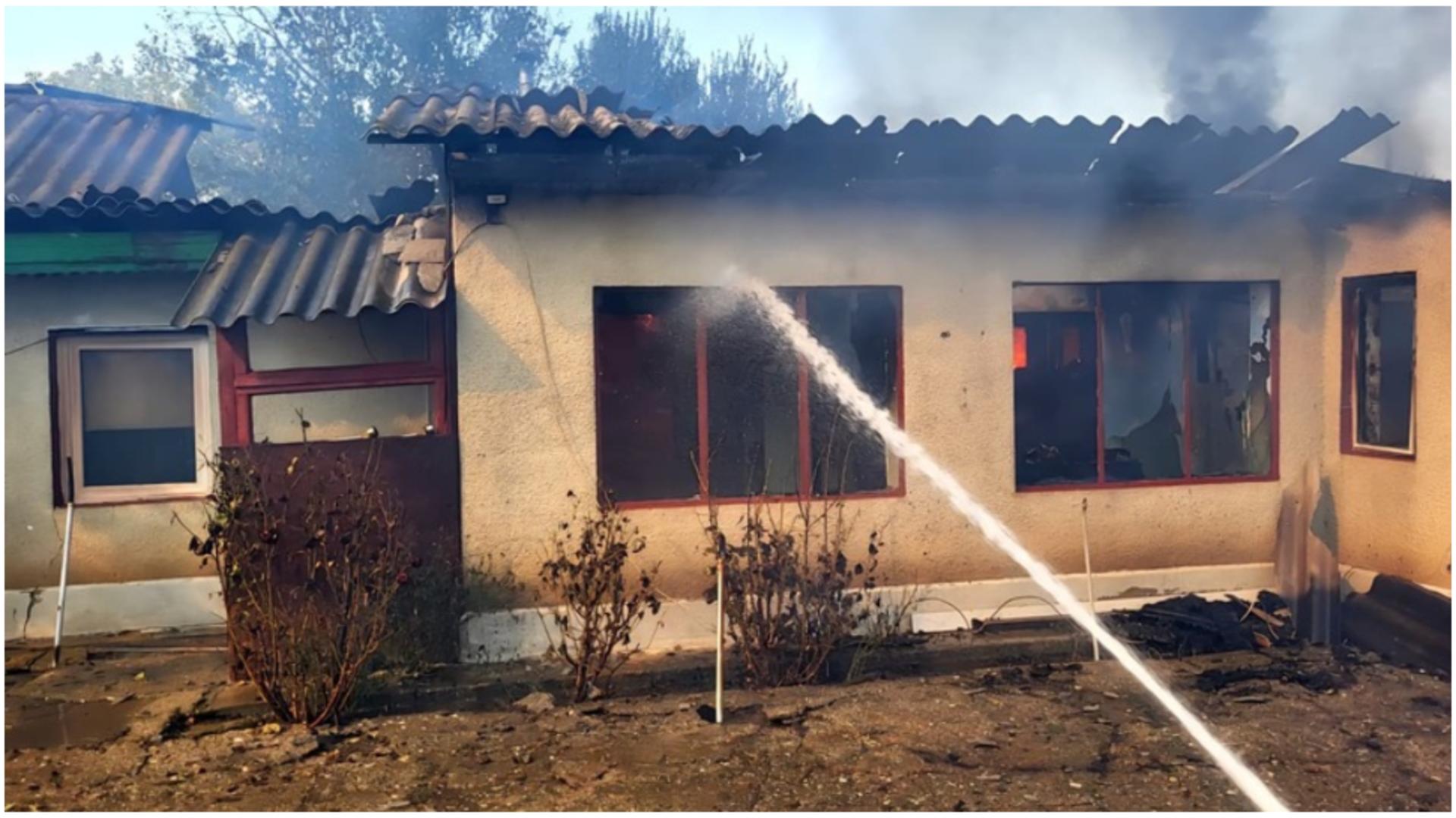 Incendiu masiv de vegetație în Giurgiu. FOTO: News