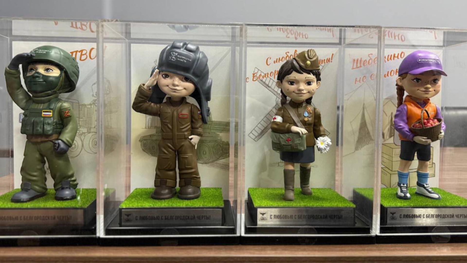 Păpușile „eroii din Ucraina” ajung în grădinițele din Rusia. Foto: The Moscow Times