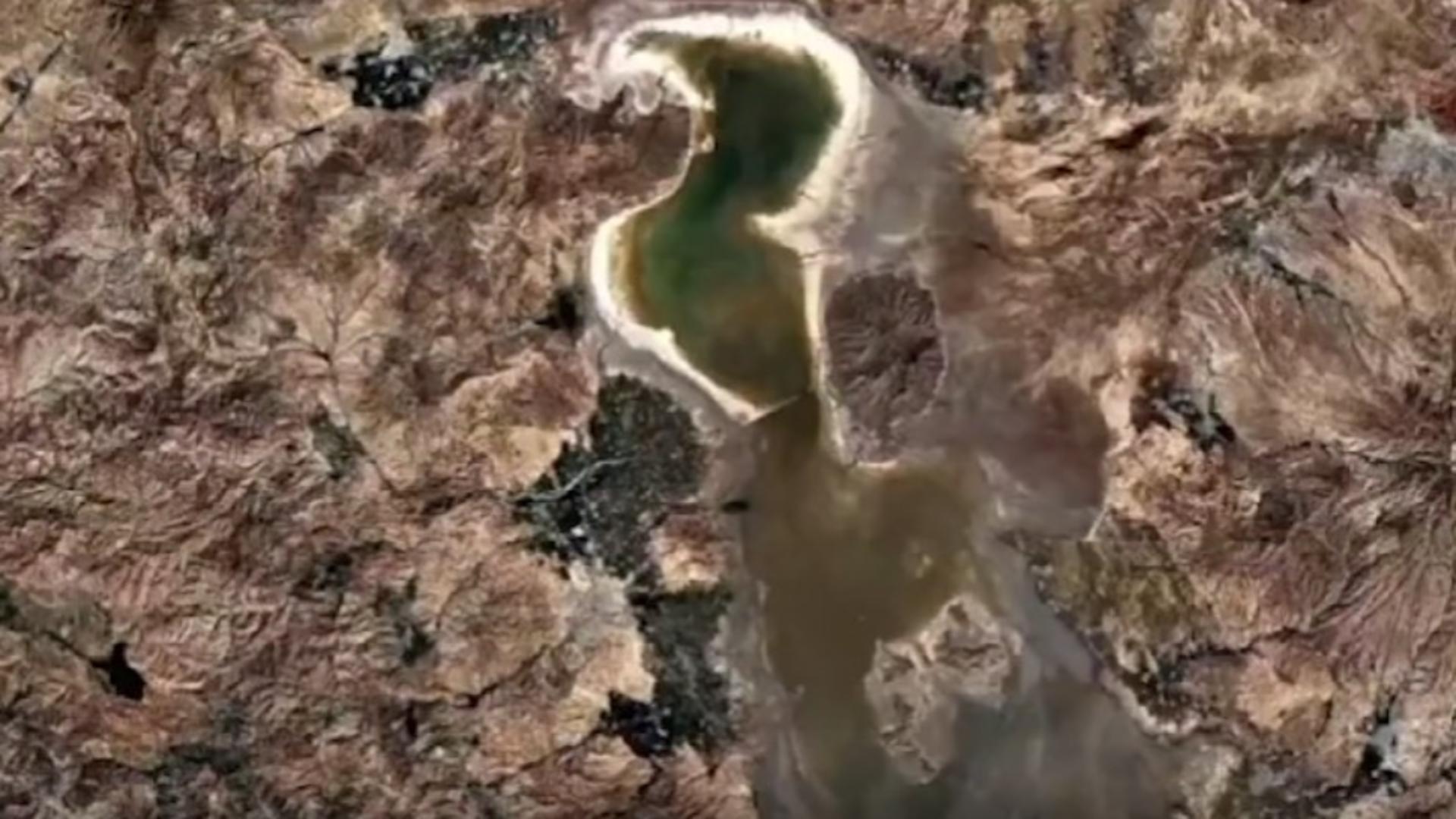 Cel mai mare lac a secat complet și nu se mai află pe hartă
