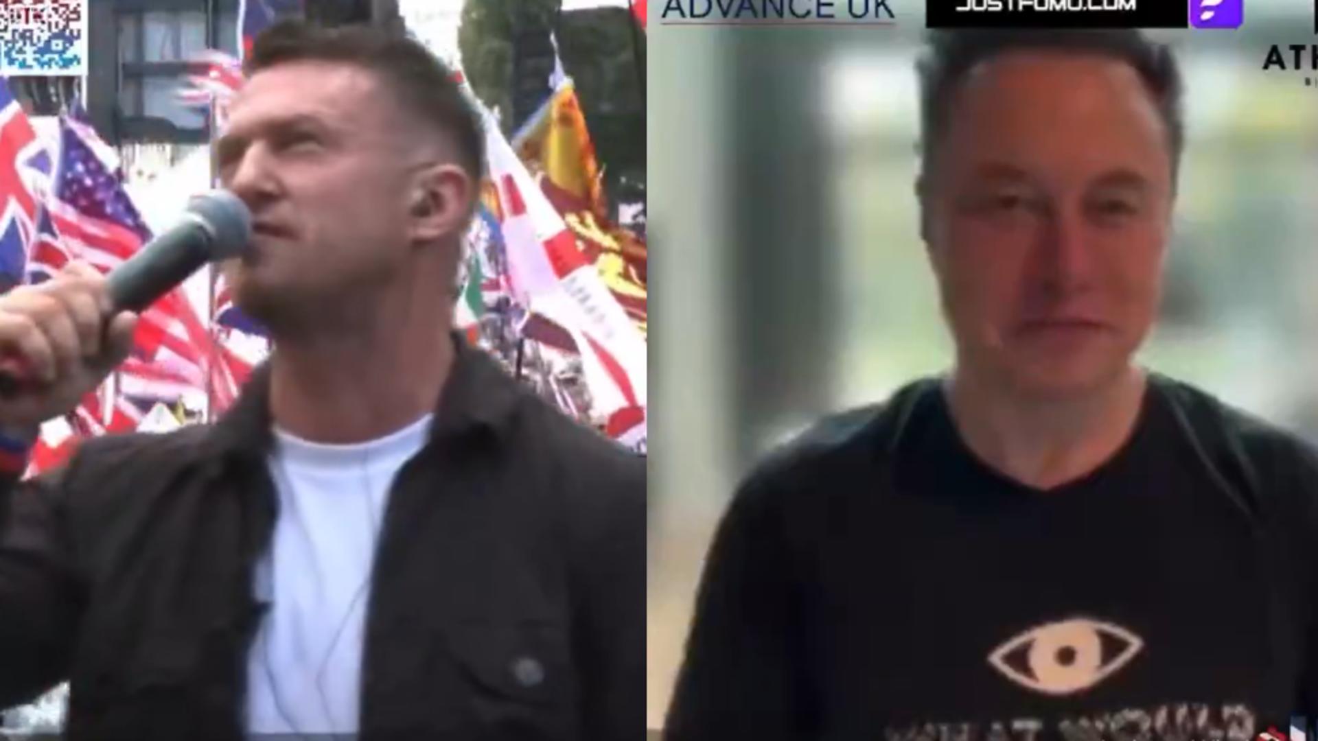 Elon Musk a participat prin videoconferință la protestele din Londra