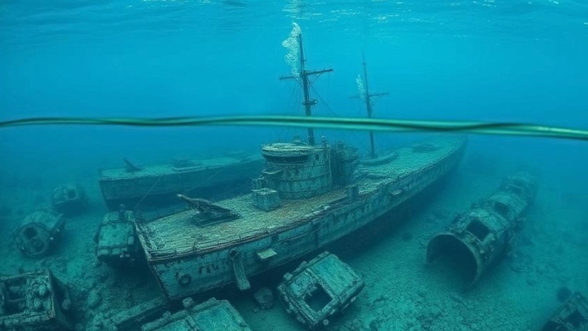 Marea Neagră, cimitirul navelor scufundate. 