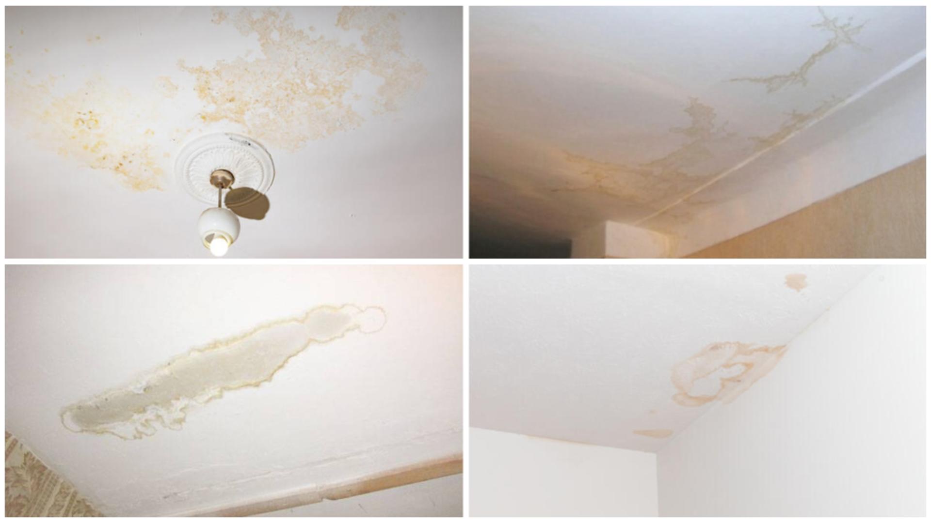 Trucul care te scapă de petele de pe tavan