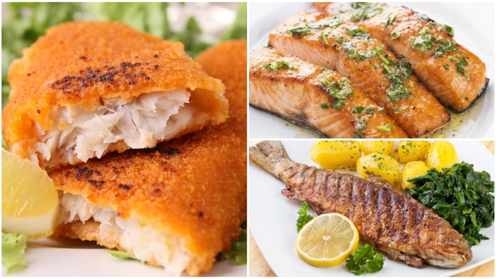 Trei tipuri de pește pe care le pot consuma persoanele cu diabet