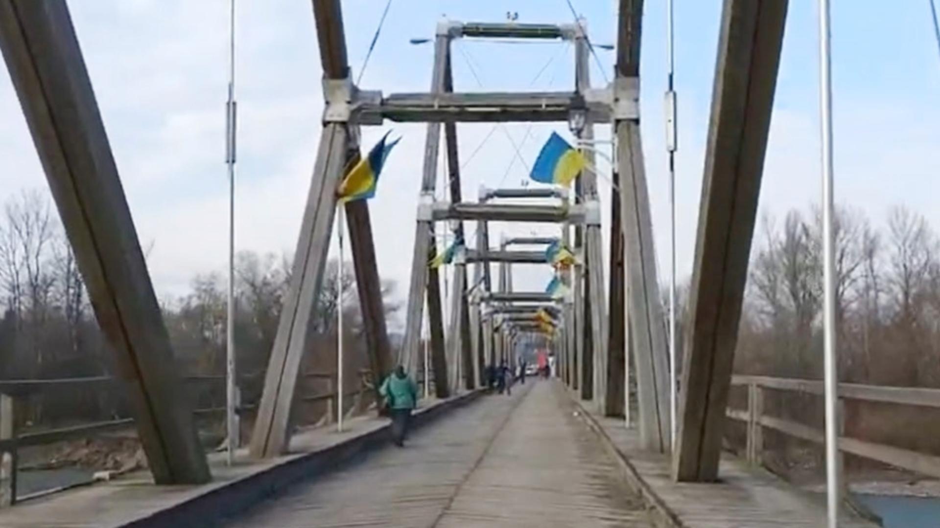 Podul vechi peste Tisa de la Sighetu Marmației, care face legătura între România și Ucraina intră în reparații majore