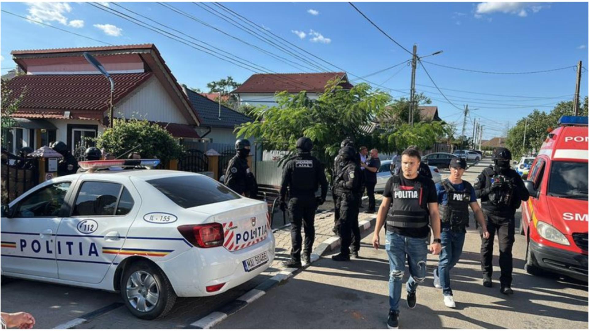 Conflic sângeros în localitatea Țăndărei. FOTO: IPJ Ialomita