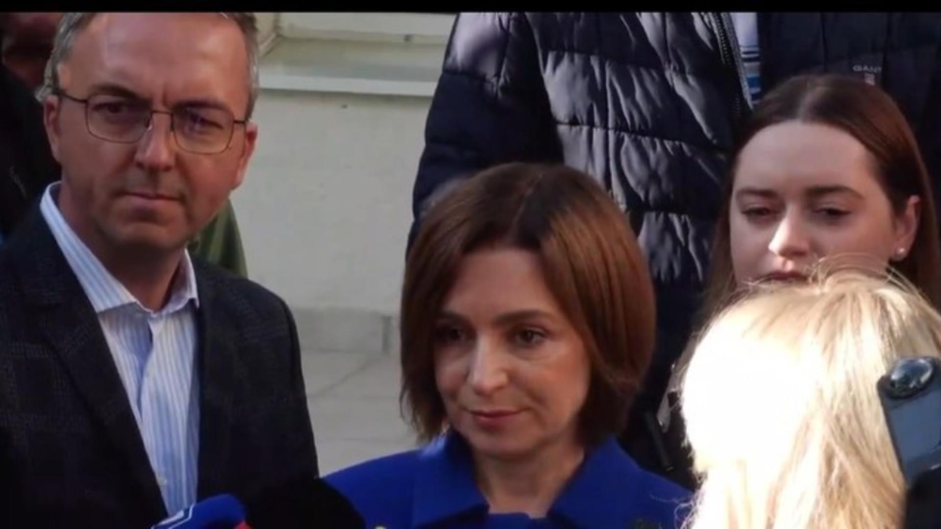 Alegeri în Republica Moldova. Maia Sandu: „Am votat pentru pace. Casa noastră scumpă este în primejdie”