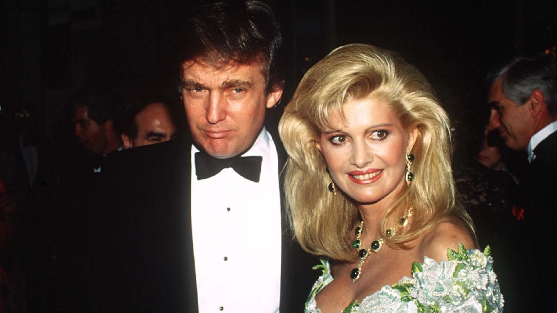 Inclusiv fosta sotie Ivana l-a acuzat pe Donald Trump de violență casnică (1985 - Profimedia)