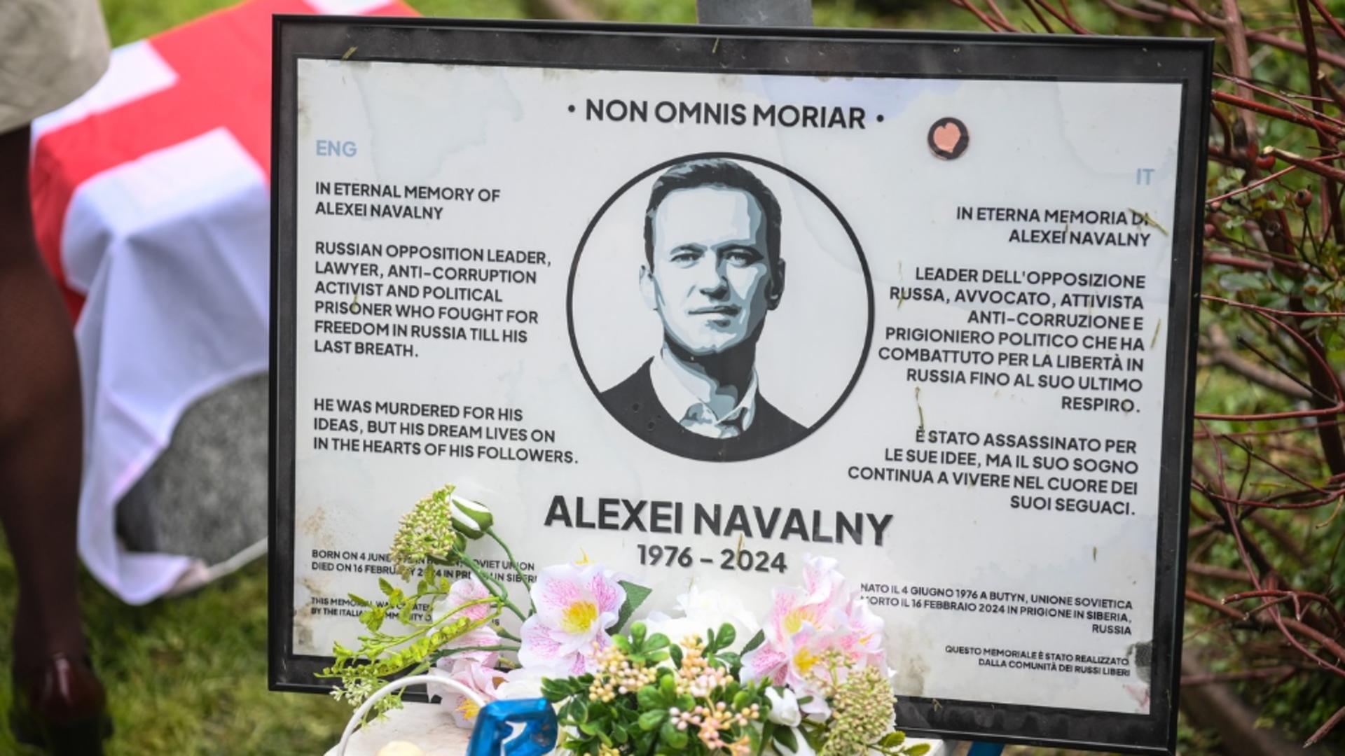 Memorial Alexei Navalnîi. Foto: Profimedia