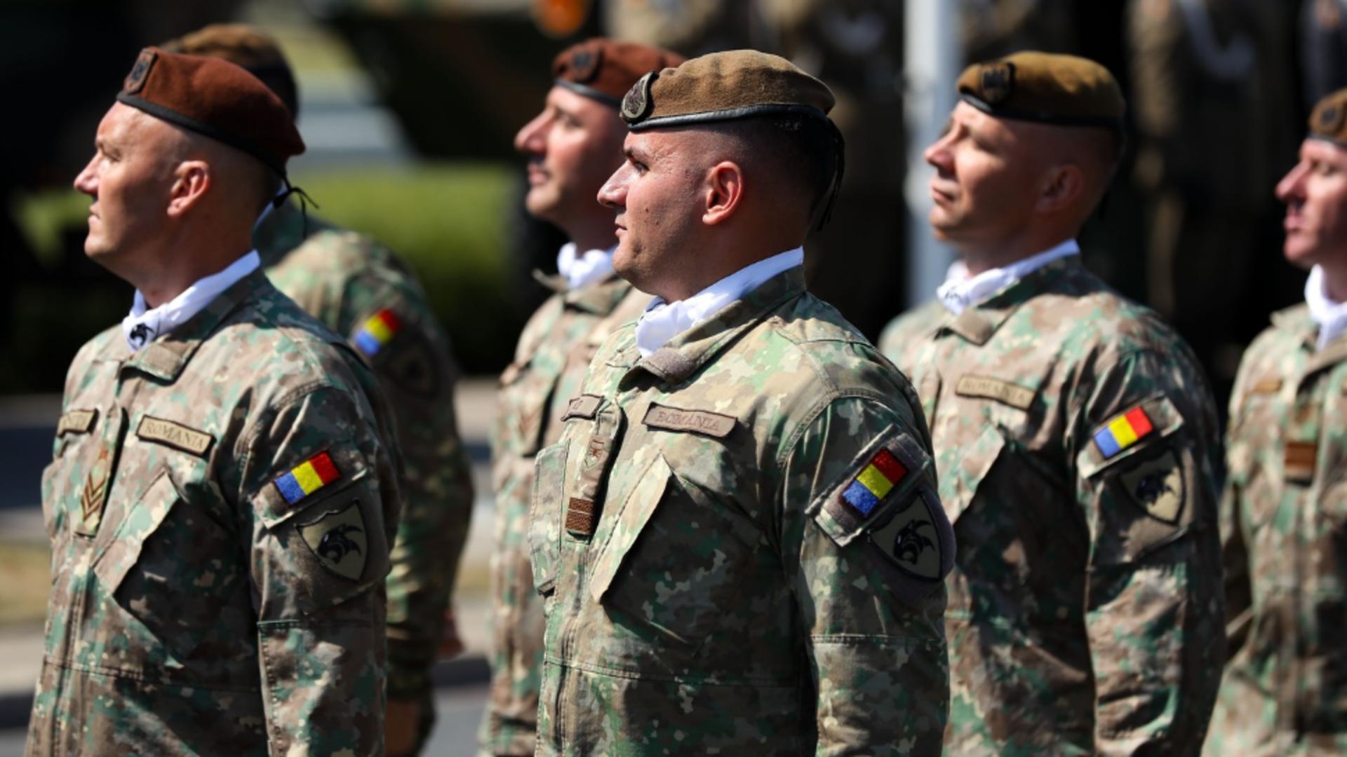 Rezerviștii din MApN au fost covocați pentru un exercițiu de antrenament. Foto: Profimedia