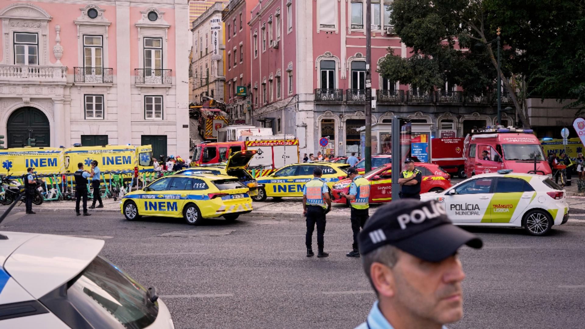 Bilanțul accidentul de funicular din Lisabona a urcat la 17 morți și 23 de răniți/Profimedia