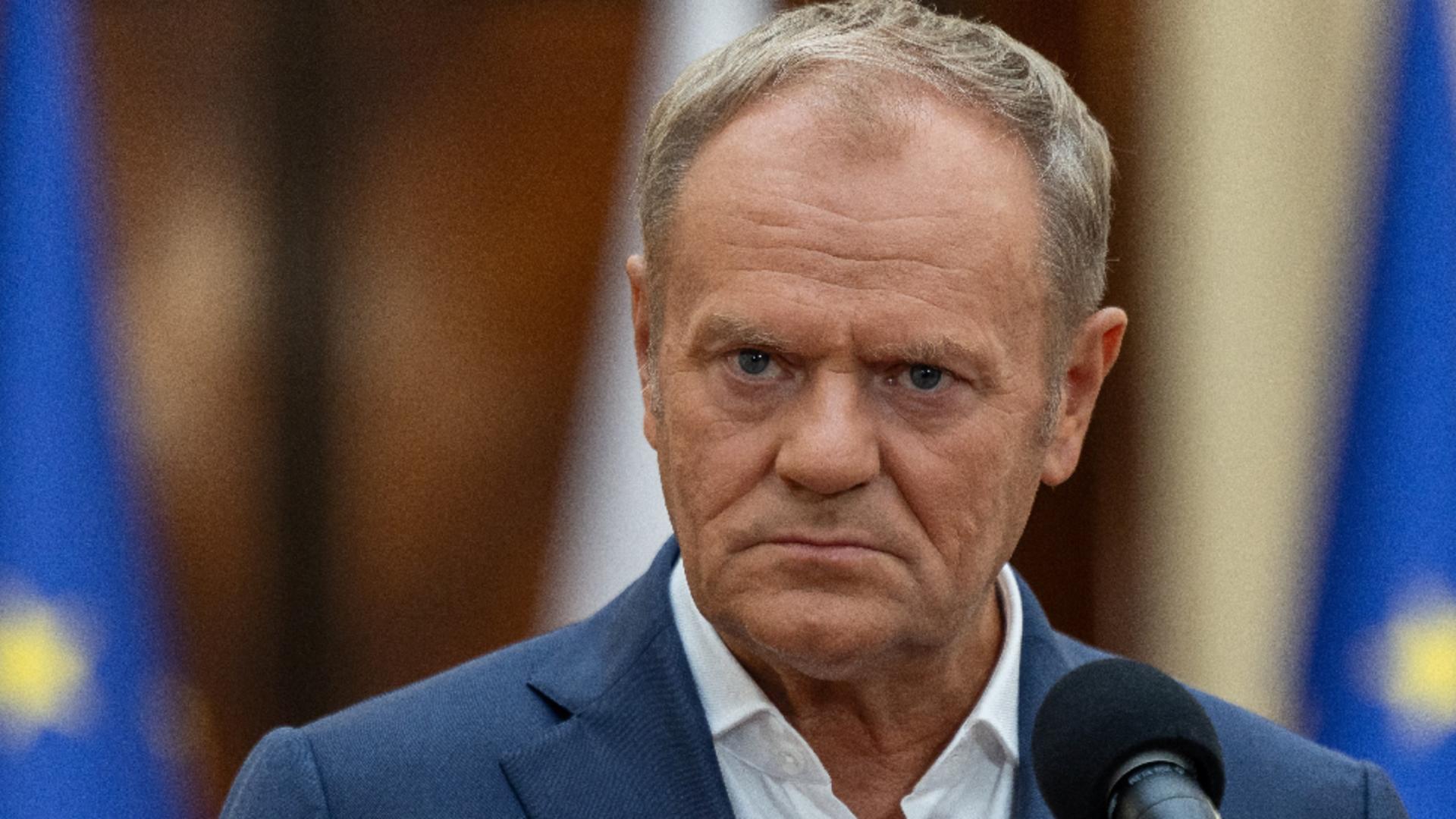 Premierul Poloniei, replică tăioasă pentru Donald Trump: Nu e „nicio eroare” în cazul dronelor intrate în spaţiul aerian/ Profimedia