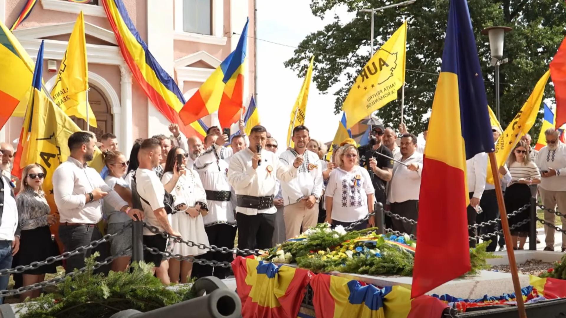 George Simion la Țebea: „Avram Iancu suntem toți!”