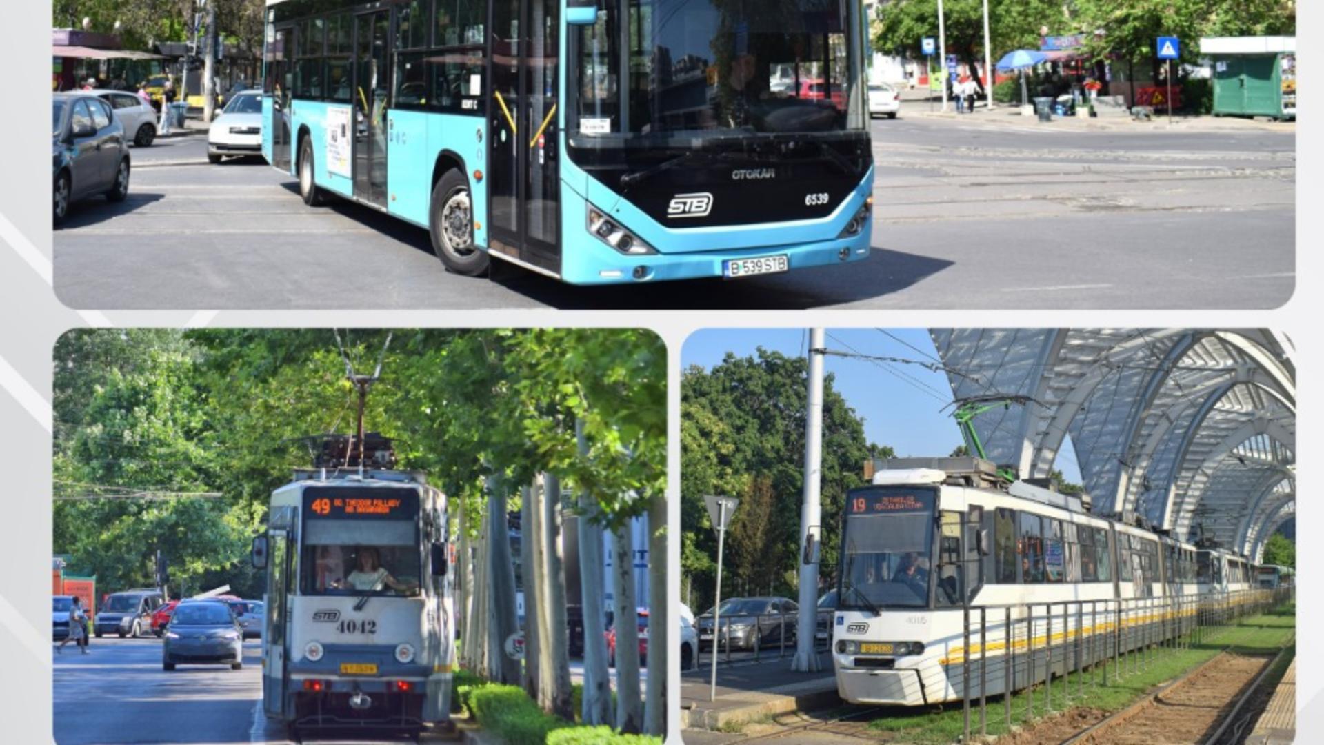 Modificări majore în circulația mijloacelor de transport în comun din București. Anunțul STB