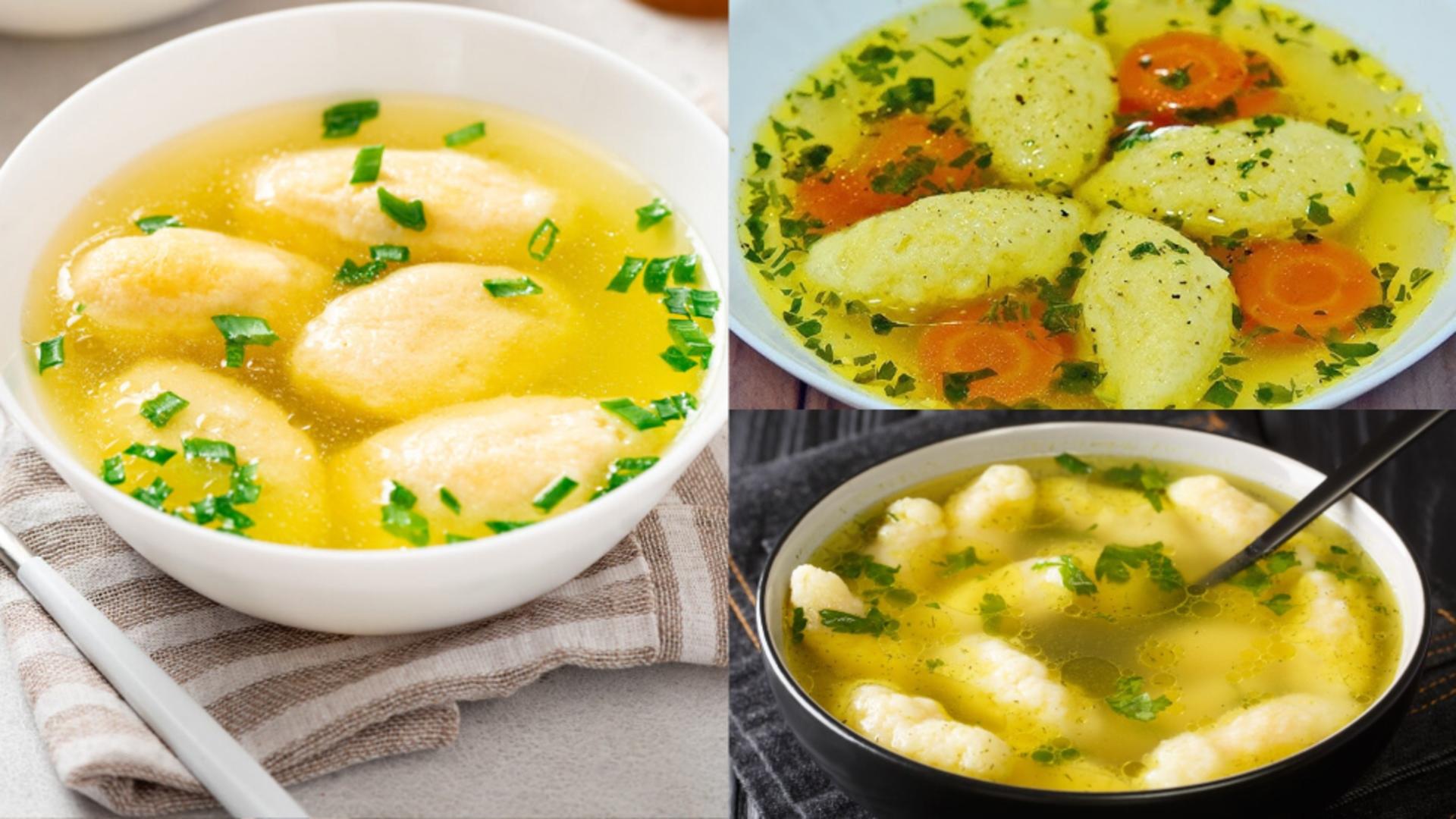 Supă de pui cu găluște ca la mama acasă