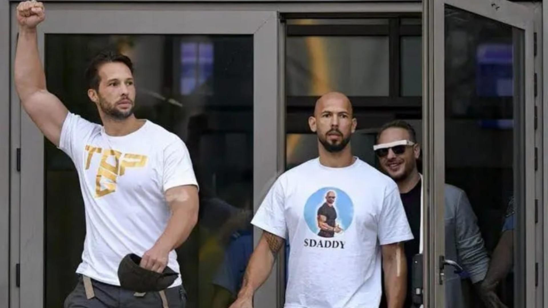 Un bărbat cu o armă a fost arestat lângă casa fraților Tate din Ilfov. Individul a fost prins VIDEO