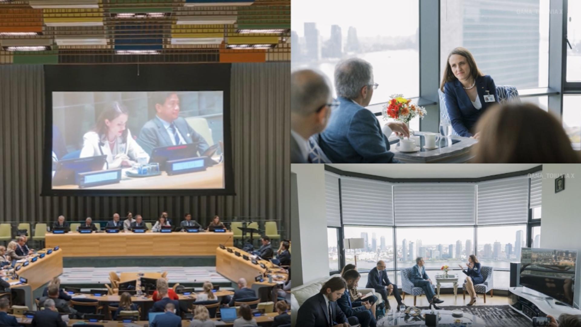 Țoiu se plimbă la New York în timp ce alți oficiali discută cu Rubio